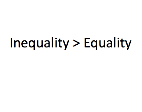 Democracy means inequality within reason