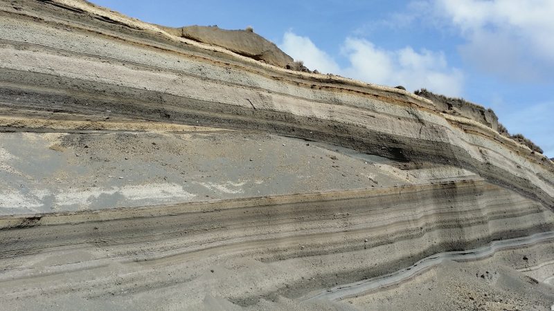 Layers of sediments 