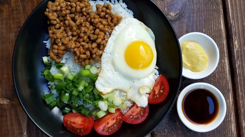 Japanese French Natto Fusion Dish