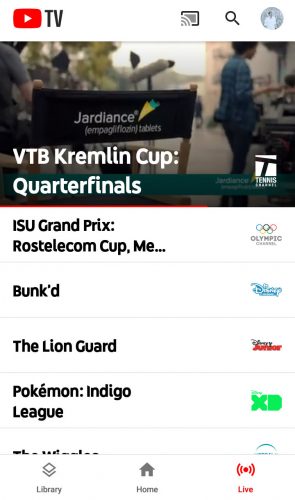 Youtube TV Review Mobile App