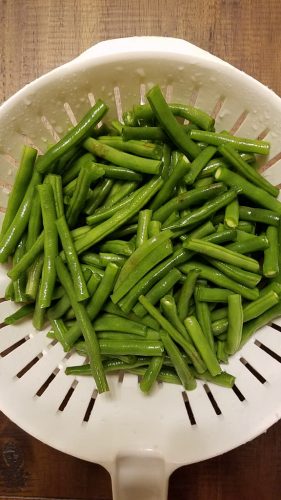 Fresh green beans