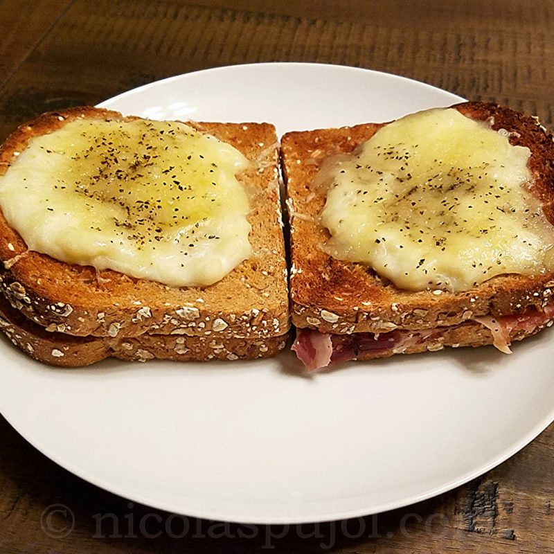 Easy to make croque-monsieur