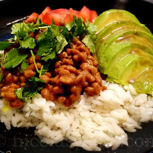 Natto oChazuke recipe