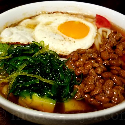 delicious natto noodles