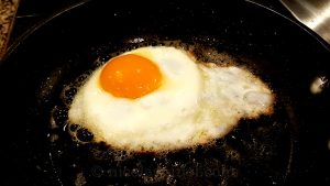 fried egg for natto noodles