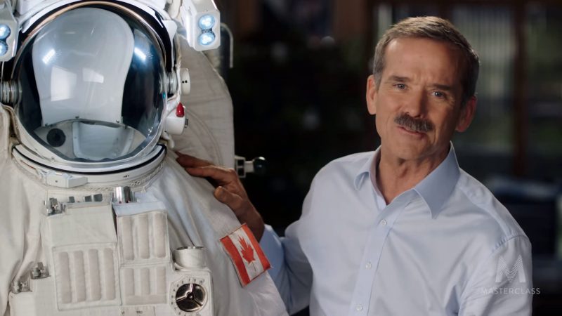 Chris Hadfield on Masterclass: The more you know the less you fear. 