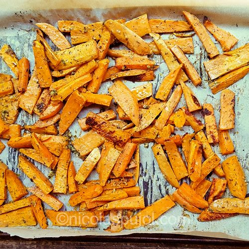 Baked sweet potato fries