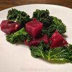 Beet kale paleo vegan salad