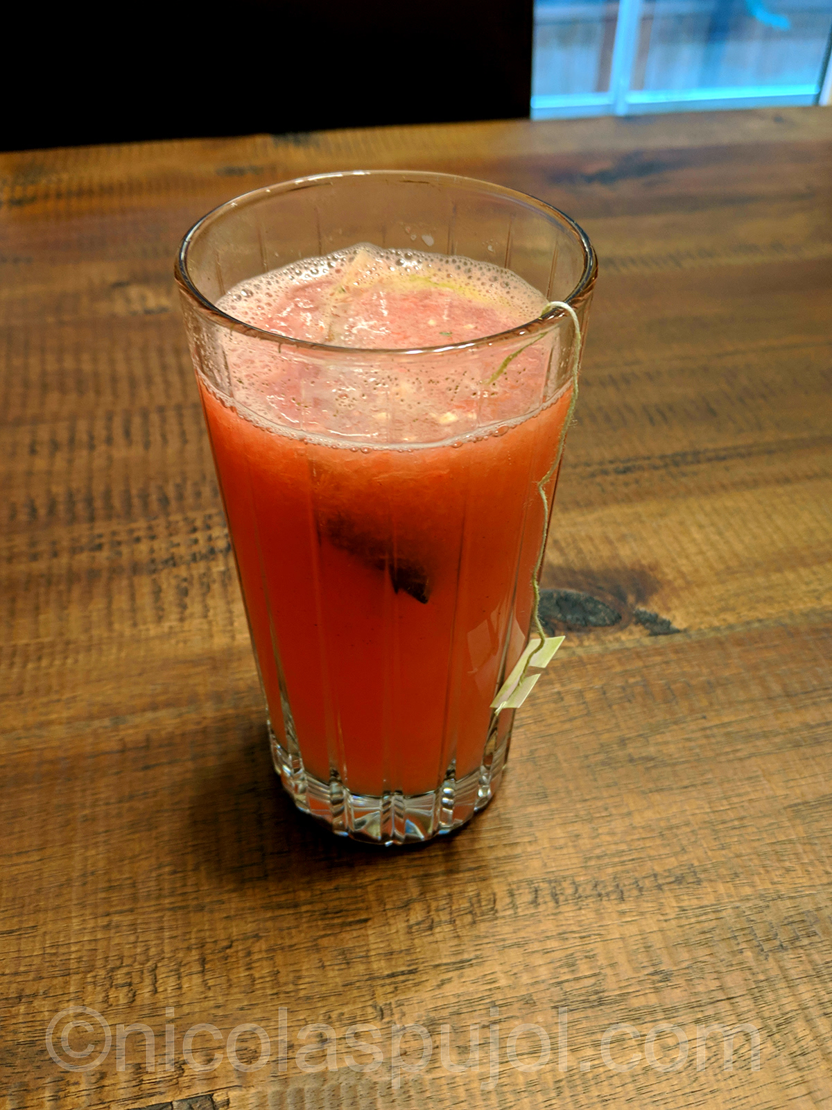 Hot grapefruit green tea Drinks