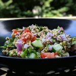 Modern tabouli recipe with no oil and oats