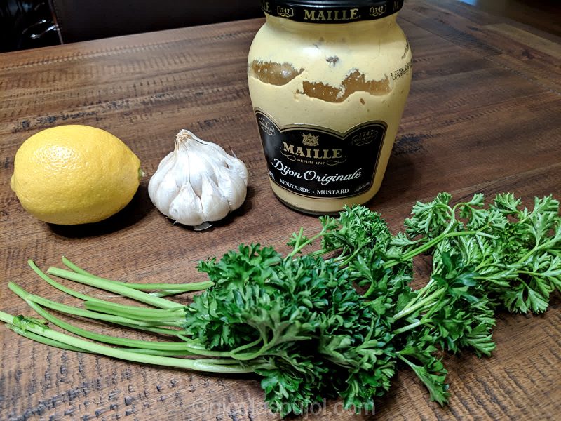 Oil-free French lemon dressing ingredients