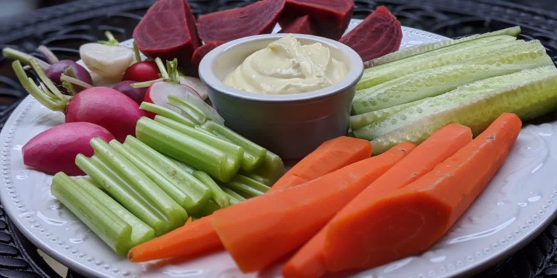 Vegan grand aioli recipe with crudites