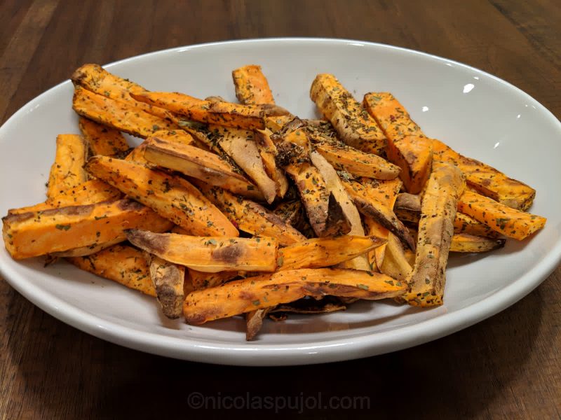 Air fryer sweet potatoes without oil
