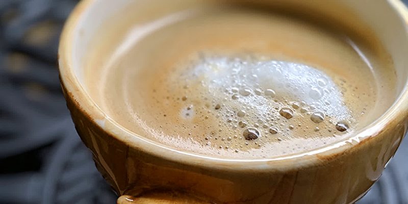 Easy plant-based latte recipe with almond milk