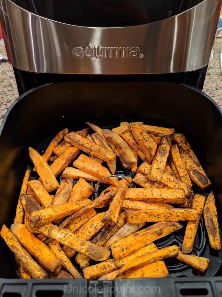 baked oil-free sweet potato fries