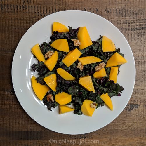 Kale and mango salad for FMD