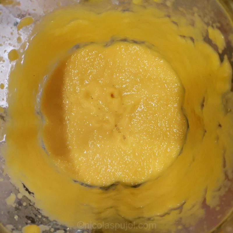 Puree the golden beets with other ingredients for dressing