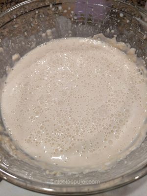 Vegan crepe batter using soy milk