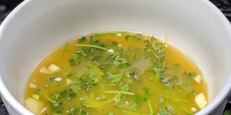 Oil-free orange vinaigrette dressing