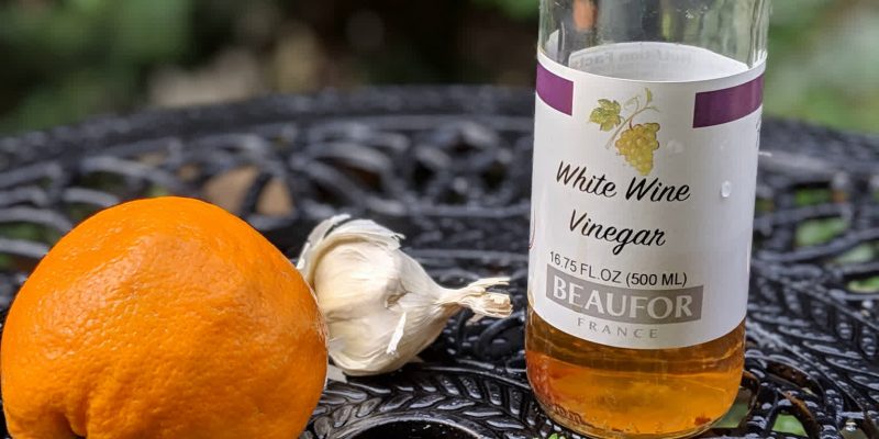 Oil-free orange vinaigrette ingredients