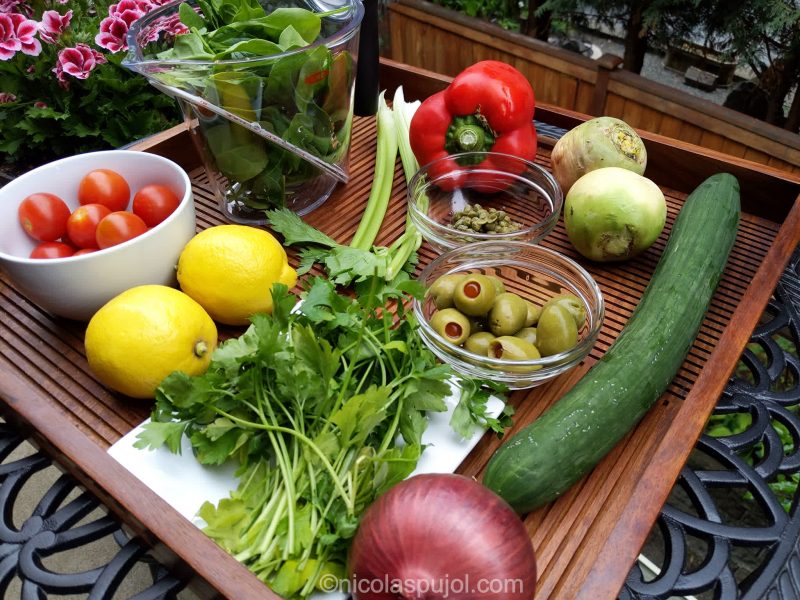 Green lentil salad recipe ingredients