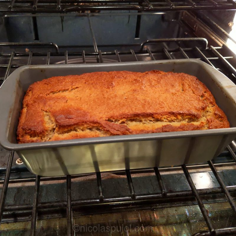 Homemade vegan gluten-free banana bread