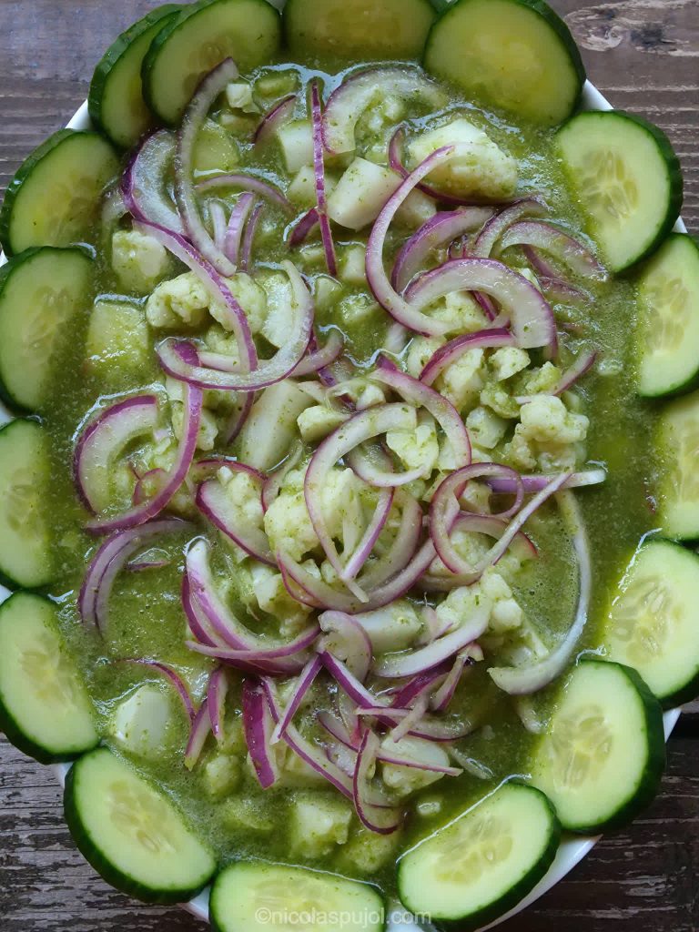 Cauliflower spicy ceviche (aguachile style) - Salads 