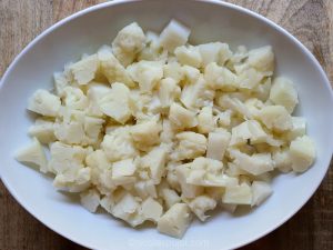 Steamed cauliflower